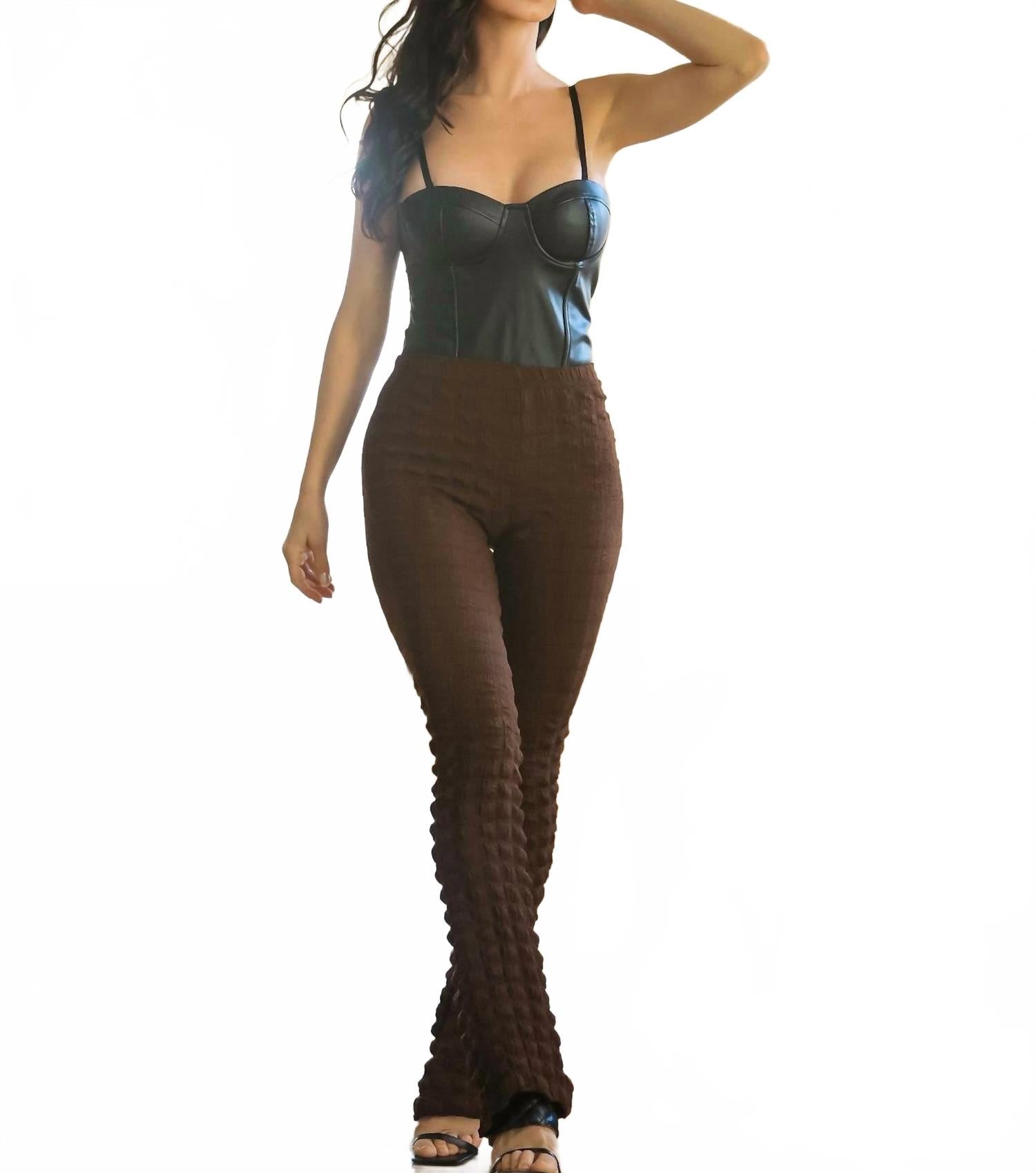 Брюки-шарфы Love Struck Popcorn Bubble в цвете какао Little Secret Of Mine, Cacao
Брюки-шарфы Love Struck Popcorn Bubble в цвете какао Little Secret Of Mine, Cacao