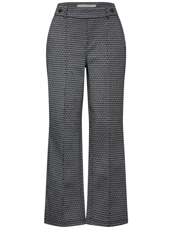 Тканевые брюки Street One, черный 
Тканевые брюки Street One, черный