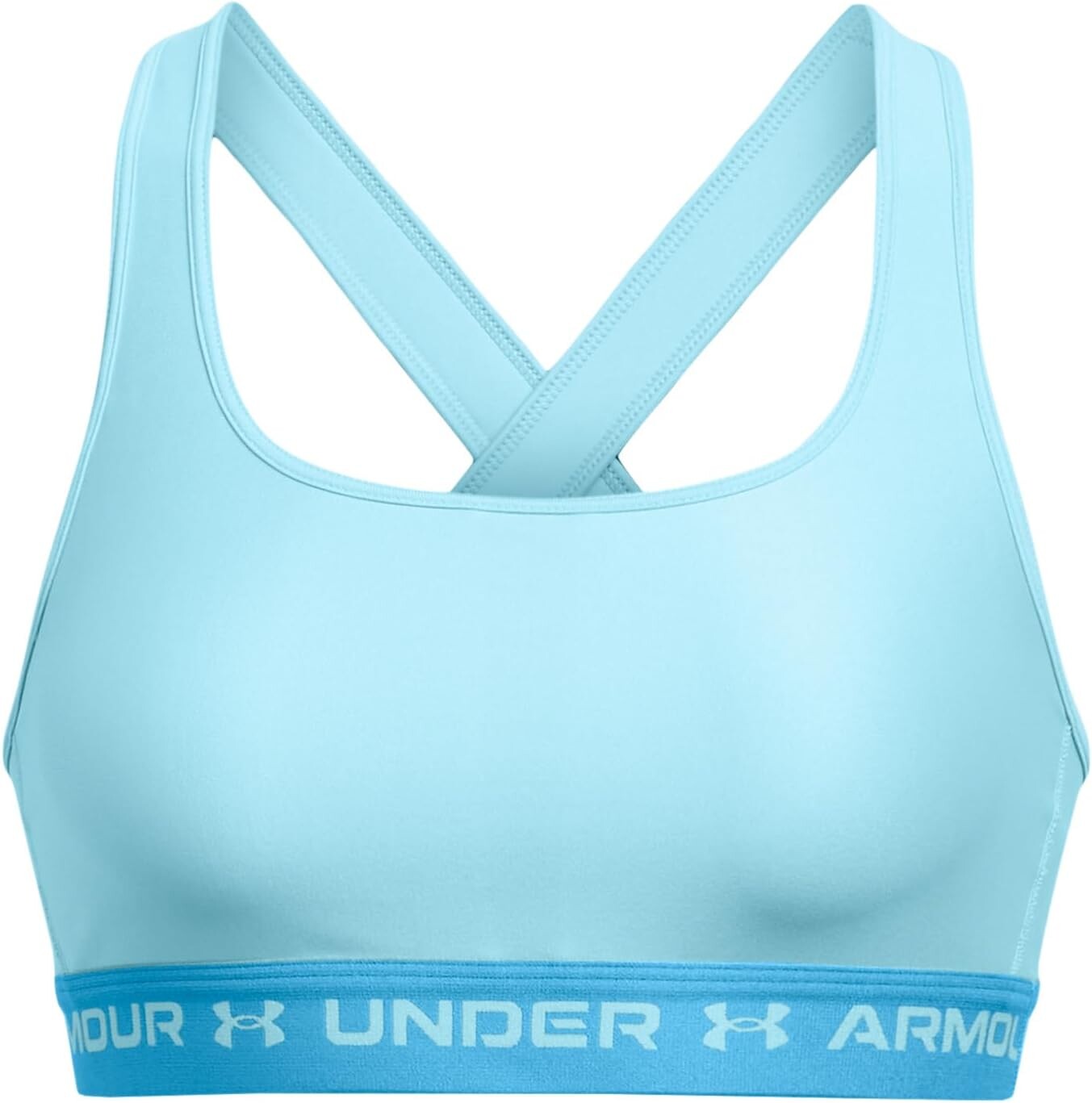 Бюстгальтер Under Armour Cross-Back Mid Bra, цвет Sky Blue/Capri/Sky Blue
Бюстгальтер Under Armour Cross-Back Mid Bra, цвет Sky Blue/Capri/Sky Blue