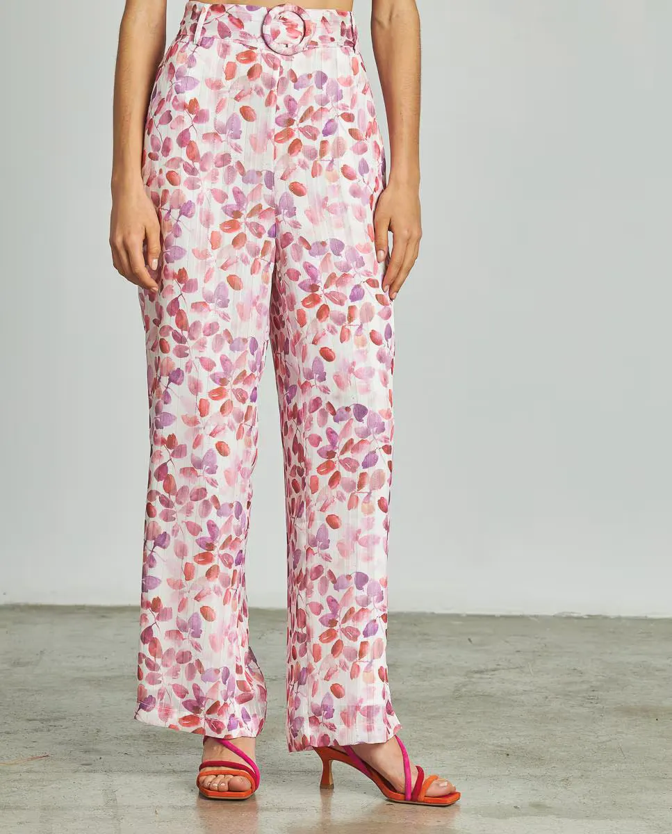 Женские брюки прямого кроя с высокой талией и принтом Alma en Pena, розовый
Женские брюки прямого кроя с высокой талией и принтом Alma en Pena, розовый