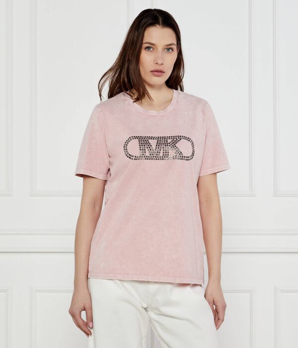 Футболка в стиле «Ампир» Regular fit Michael Kors, розовый
Футболка в стиле «Ампир» Regular fit Michael Kors, розовый