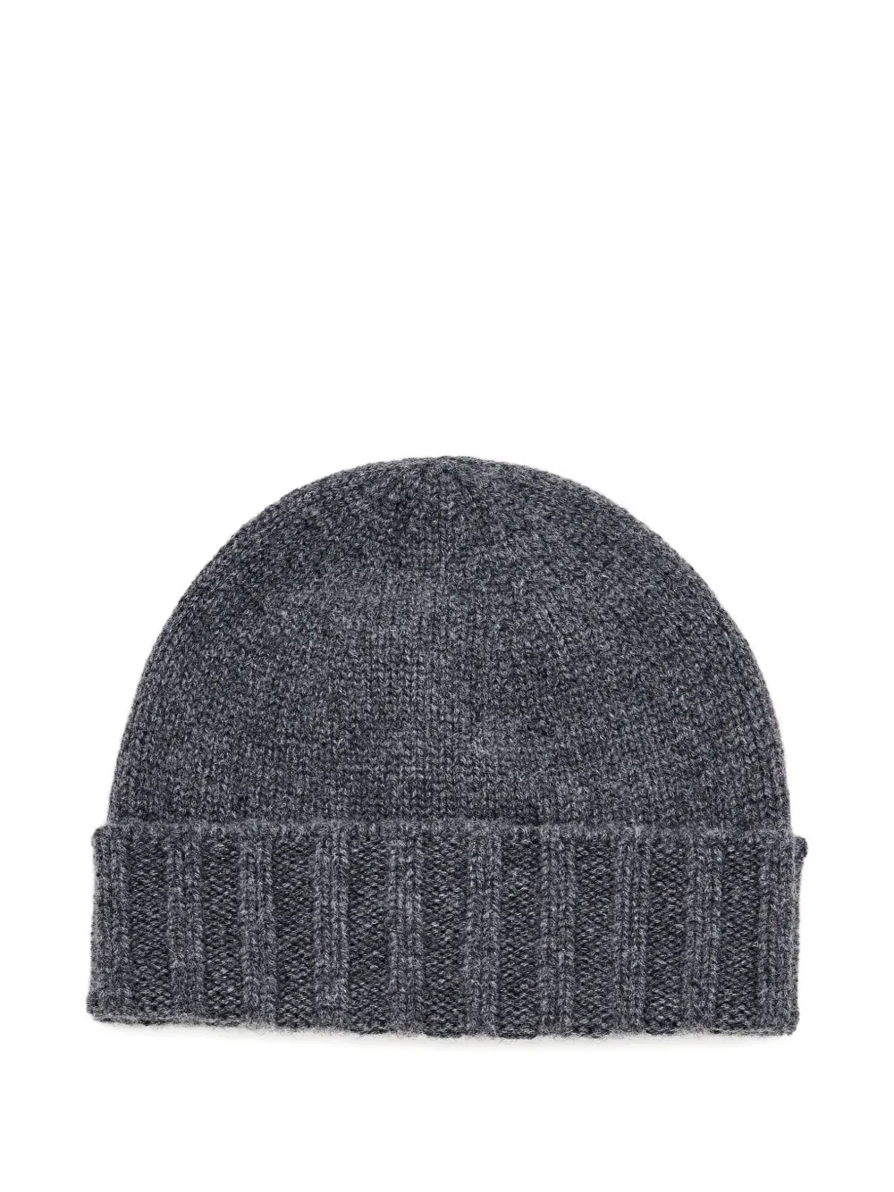 Кашемировая шапка бини в рубчик Drumohr, серый 
Кашемировая шапка бини в рубчик Drumohr, серый