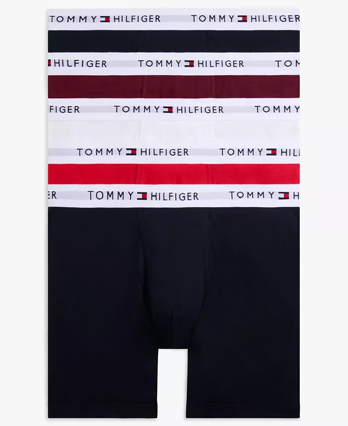 Мужские классические трусы-боксеры - 5 пар Tommy Hilfiger, красный
Мужские классические трусы-боксеры - 5 пар Tommy Hilfiger, красный