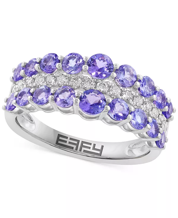 Кольцо Effy с танзанитом (1-5/8 карата) и бриллиантом (1/5 карата) из 14-каратного белого золота Effy Collection, tanzanite
Кольцо Effy с танзанитом (1-5/8 карата) и бриллиантом (1/5 карата) из 14-каратного белого золота Effy Collection, tanzanite