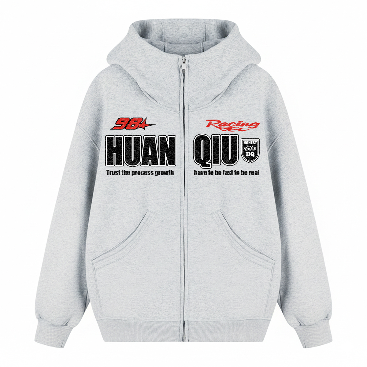 Толстовка Unisex Hooded Thickened Cardigan HUANQIU, белый heather серый fleece-lined
Толстовка Unisex Hooded Thickened Cardigan HUANQIU, белый heather серый fleece-lined
