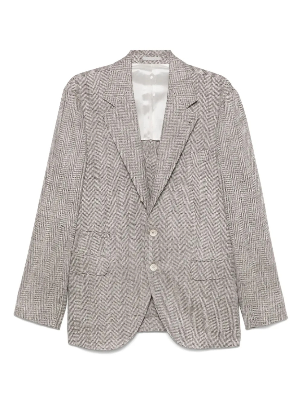 Пиджак с узором в елочку Brunello Cucinelli, коричневый
Пиджак с узором в елочку Brunello Cucinelli, коричневый