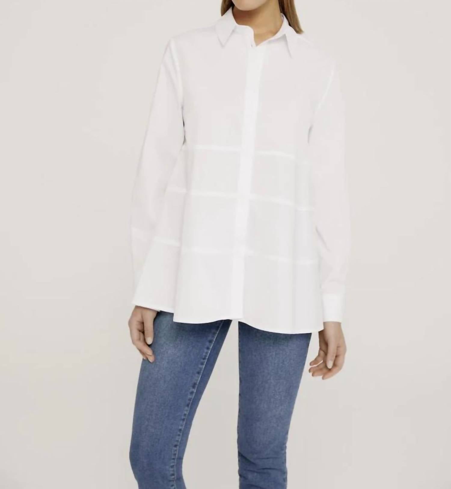 Фрейя белая рубашка на пуговицах HARSHMAN
Фрейя белая рубашка на пуговицах HARSHMAN