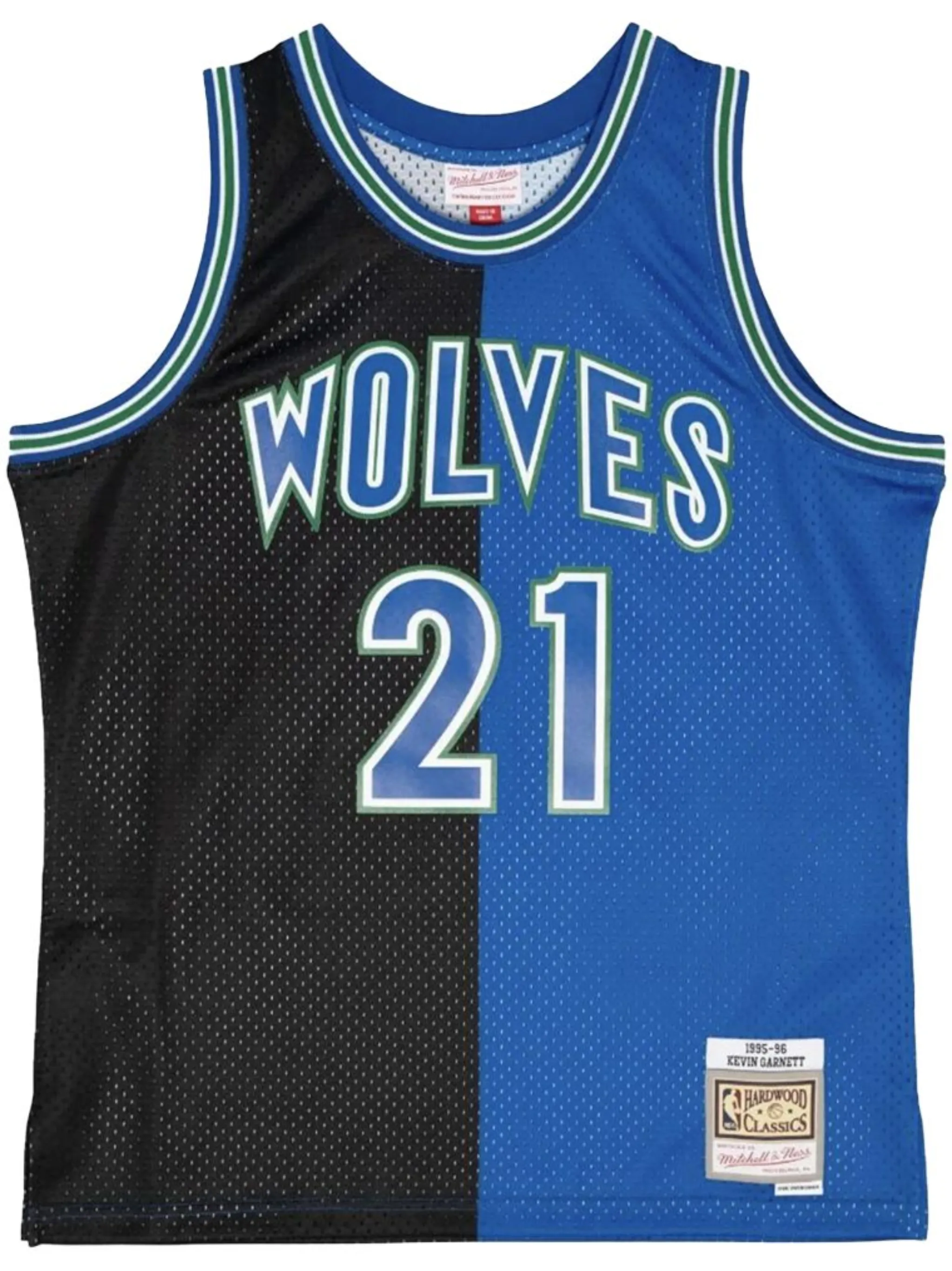 Топ NBA Timberwolves 1995 Kevin Garnett Split Swingman Mitchell & Ness, синий
Топ NBA Timberwolves 1995 Kevin Garnett Split Swingman Mitchell & Ness, синий