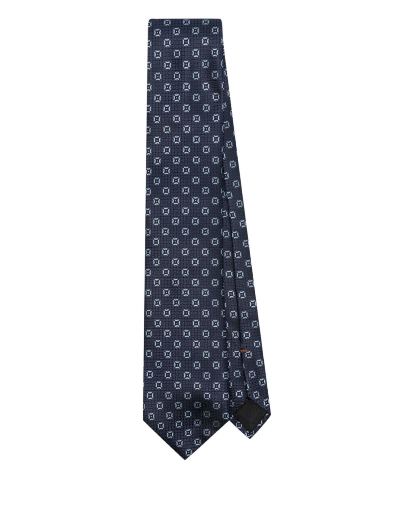 Zegna галстук с геометричным узором, синий
Zegna галстук с геометричным узором, синий