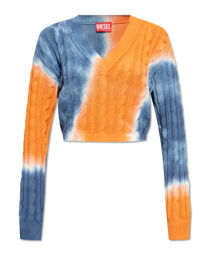 Пуловер с V-образным вырезом Diesel, мультиколор
Пуловер с V-образным вырезом Diesel, мультиколор