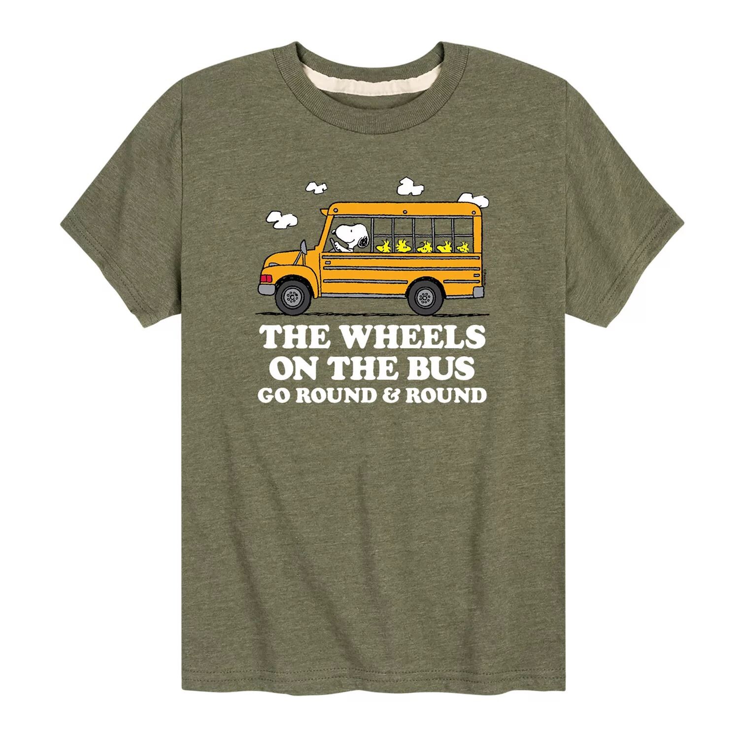 Футболка с рисунком Peanuts Wheels On The Bus для мальчиков 8–20 лет Licensed Character, зеленый
Футболка с рисунком Peanuts Wheels On The Bus для мальчиков 8–20 лет Licensed Character, зеленый