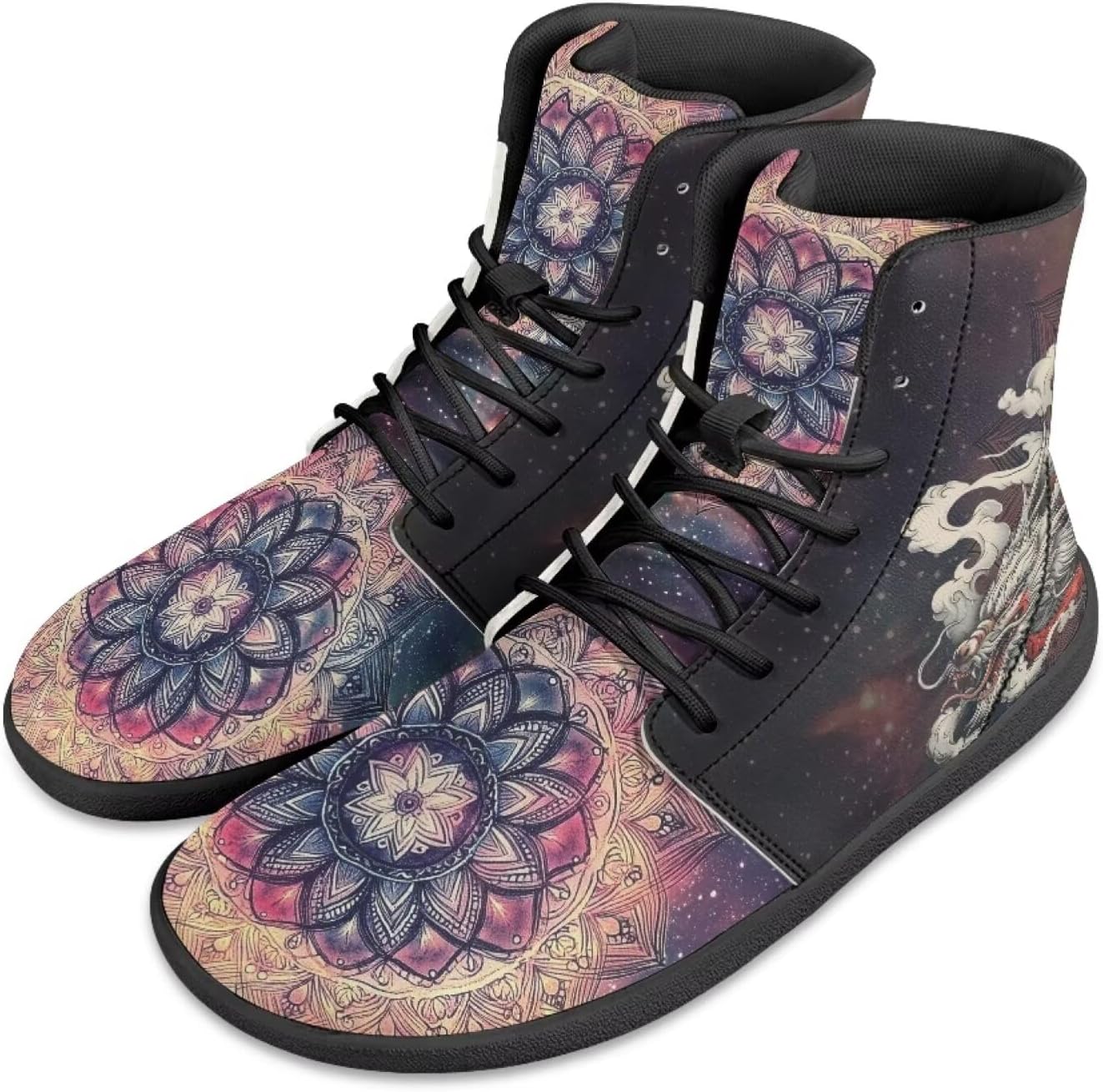 Кроссовки на высокой подошве с принтом бабочек JoyLamoria Bling Bling, кожаные шнуровки, модные высокие кеды, босоножки, широкая колодка, стиль Y2K для девочек, Dragon Boho Mandala
Кроссовки на высокой подошве с принтом бабочек JoyLamoria Bling Bling, кожаные шнуровки, модные высокие кеды, босоножки, широкая колодка, стиль Y2K для девочек, Dragon Boho Mandala