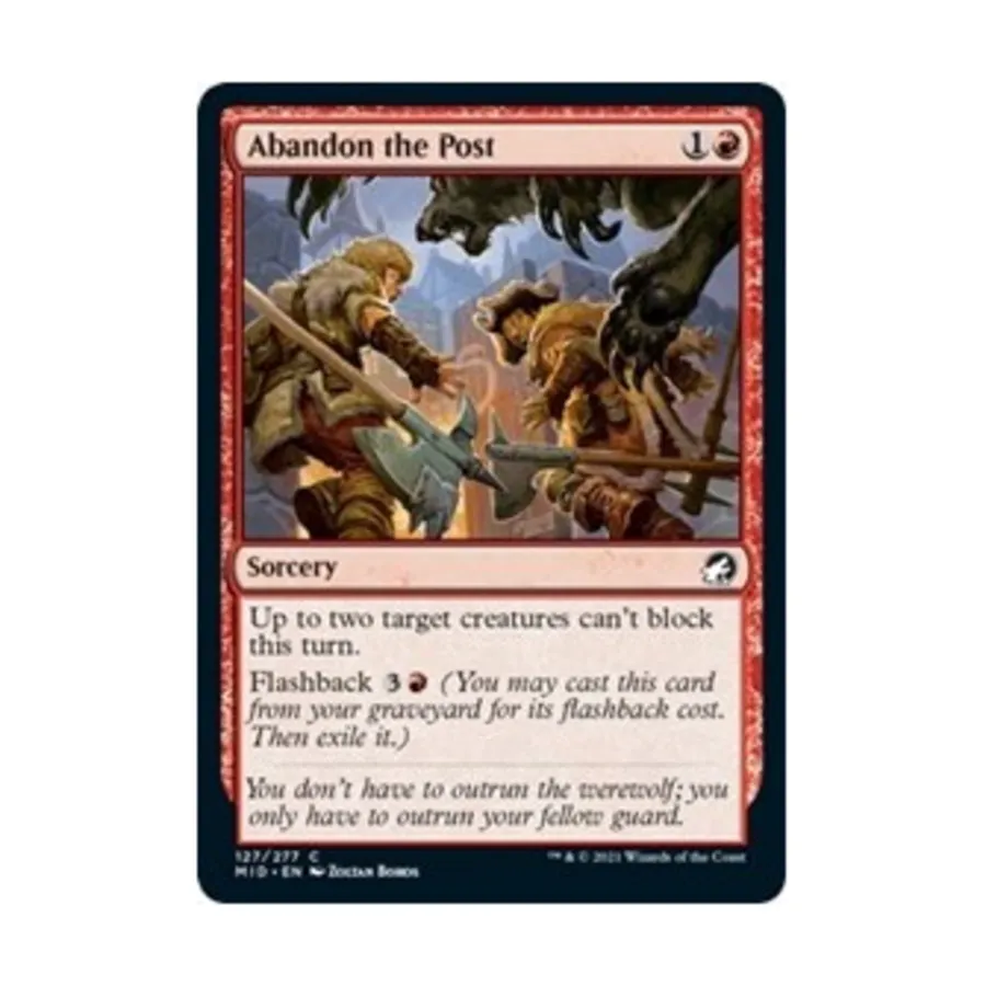 CCG Оставить пост (С), MTG - Innistrad - Midnight Hunt
CCG Оставить пост (С), MTG - Innistrad - Midnight Hunt