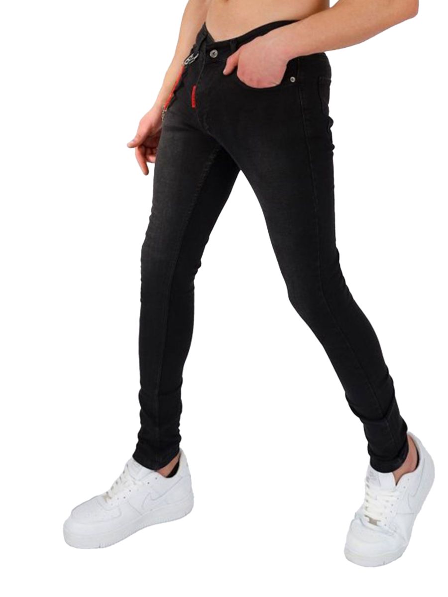 Узкие джинсы с цепочками Elie Balleh, черный
Узкие джинсы с цепочками Elie Balleh, черный