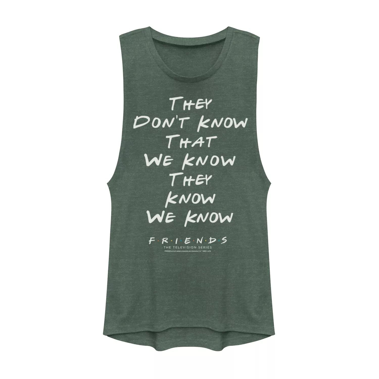 Друзья юниоров «Они не знают...» Muscle Tank Licensed Character