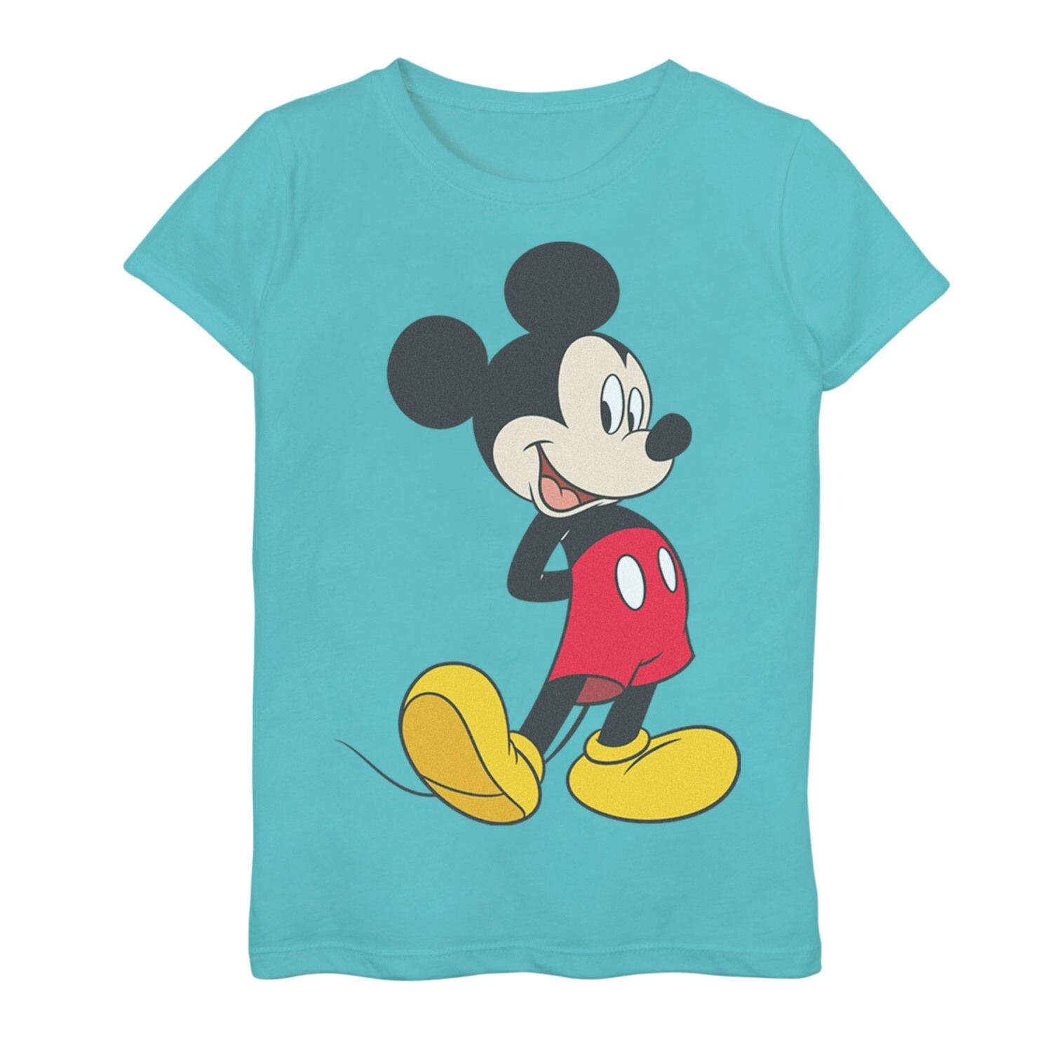 Футболка с изображением улыбающейся позы Disney's Mickey Mouse для девочек 7–16 лет Disney 
Футболка с изображением улыбающейся позы Disney's Mickey Mouse для девочек 7–16 лет Disney