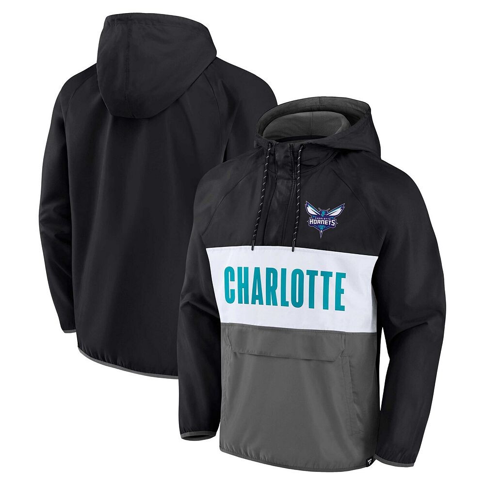 Мужская черно-серая фирменная черная/серая толстовка с капюшоном Charlotte Hornets Team Leader Iconic Colorblock Anorak реглан с капюшоном на молнии четверть Fanatics, цвет Chr Black
Мужская черно-серая фирменная черная/серая толстовка с капюшоном Charlotte Hornets Team Leader Iconic Colorblock Anorak реглан с капюшоном на молнии четверть Fanatics, цвет Chr Black
