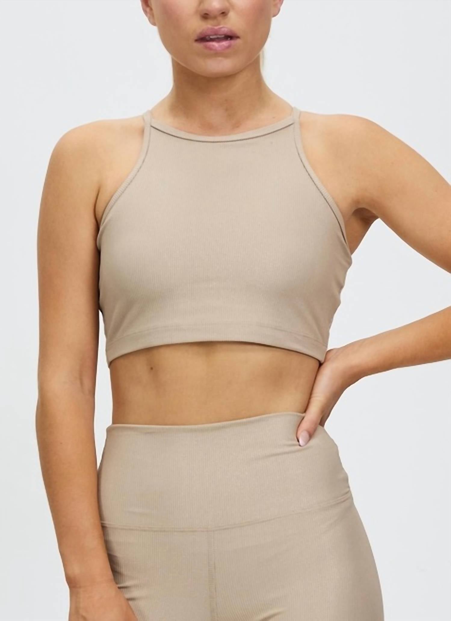 Блестящий топ Анна в цвете тауп Beach Riot, Taupe
Блестящий топ Анна в цвете тауп Beach Riot, Taupe