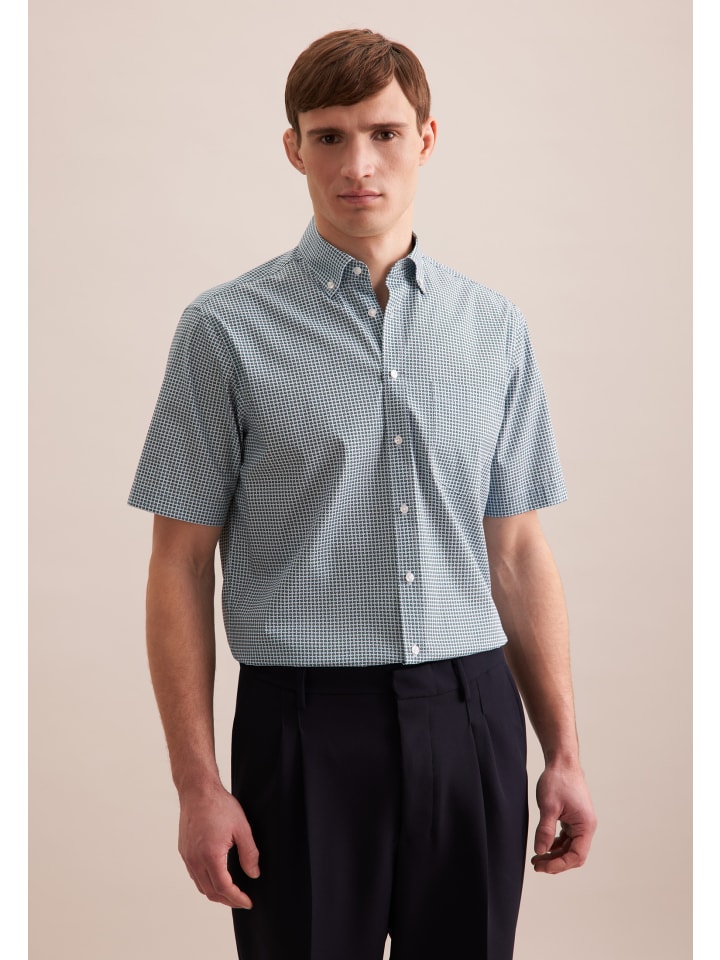 Рубашка Seidensticker, зеленый
Рубашка Seidensticker, зеленый