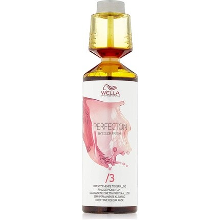 Perfection By Color Свежая полуперманентная краска для волос № 3 Золото 250мл, Wella 
Perfection By Color Свежая полуперманентная краска для волос № 3 Золото 250мл, Wella