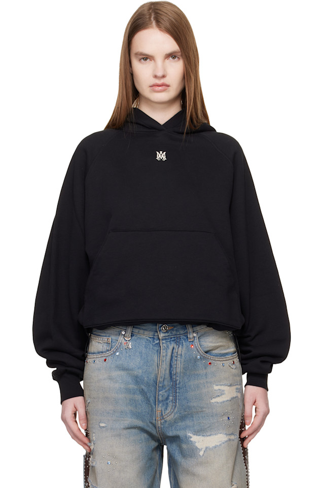 Худи с приспущенными плечами Ma Amiri, черный
Худи с приспущенными плечами Ma Amiri, черный