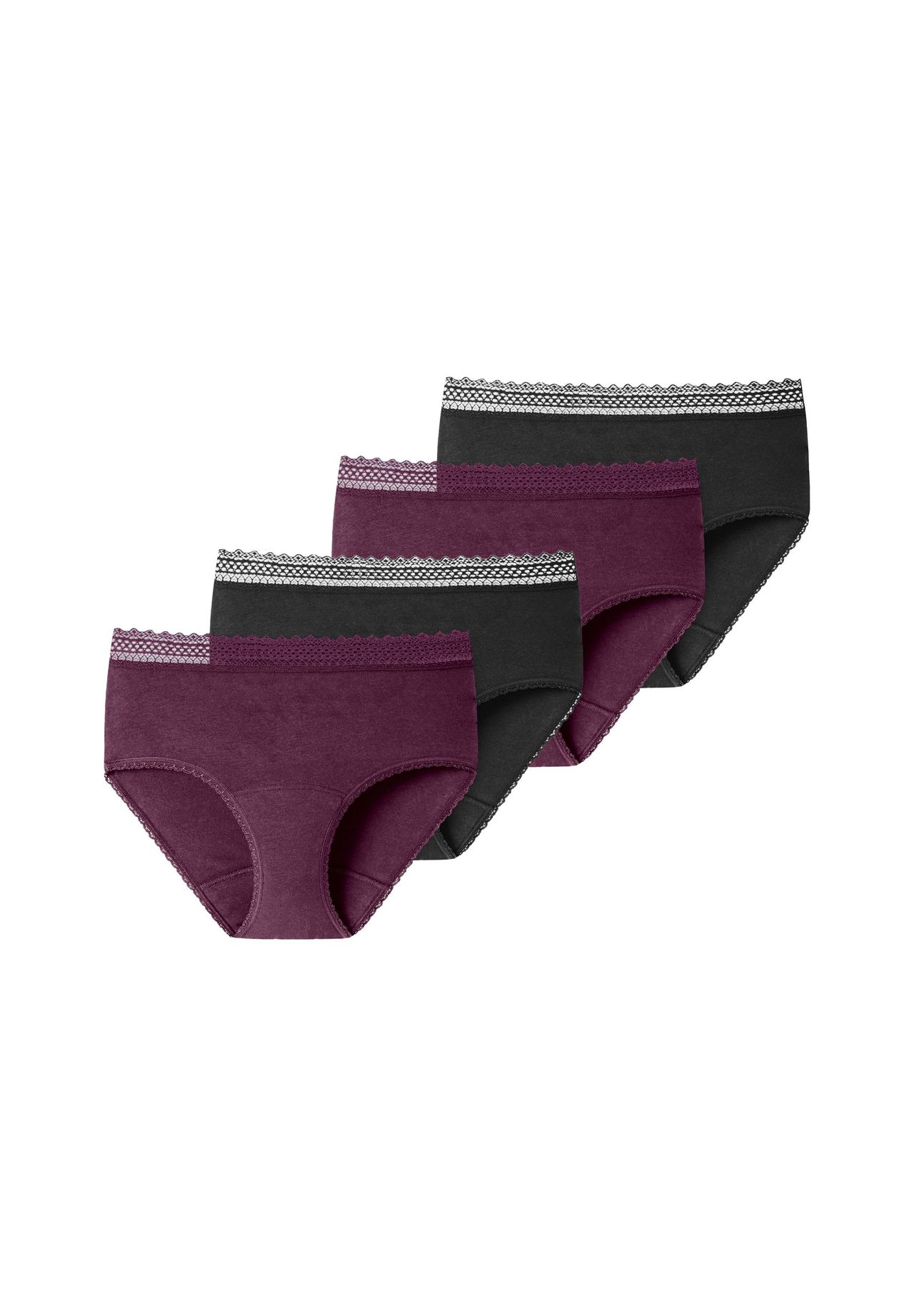 Набор из 4 трусиков для месячных Secret Care SCHIESSER, цвет Schwarz / Pflaume
Набор из 4 трусиков для месячных Secret Care SCHIESSER, цвет Schwarz / Pflaume