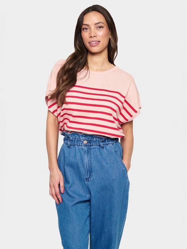 Джемпер Mila с коротким рукавом в полоску Saint Tropez, Pink/Multi
Джемпер Mila с коротким рукавом в полоску Saint Tropez, Pink/Multi