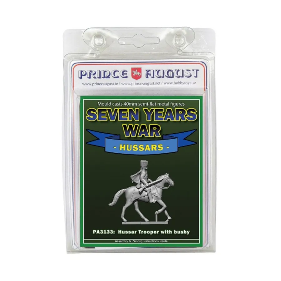 Гусарский солдат с формами Басби, Seven Years War Moulds (40mm)
Гусарский солдат с формами Басби, Seven Years War Moulds (40mm)