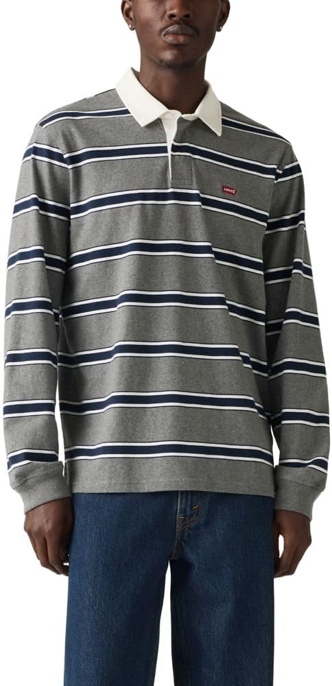 Мужская классическая рубашка для регби с длинным рукавом Levi's, (New) Ryker Stripe Heather
Мужская классическая рубашка для регби с длинным рукавом Levi's, (New) Ryker Stripe Heather