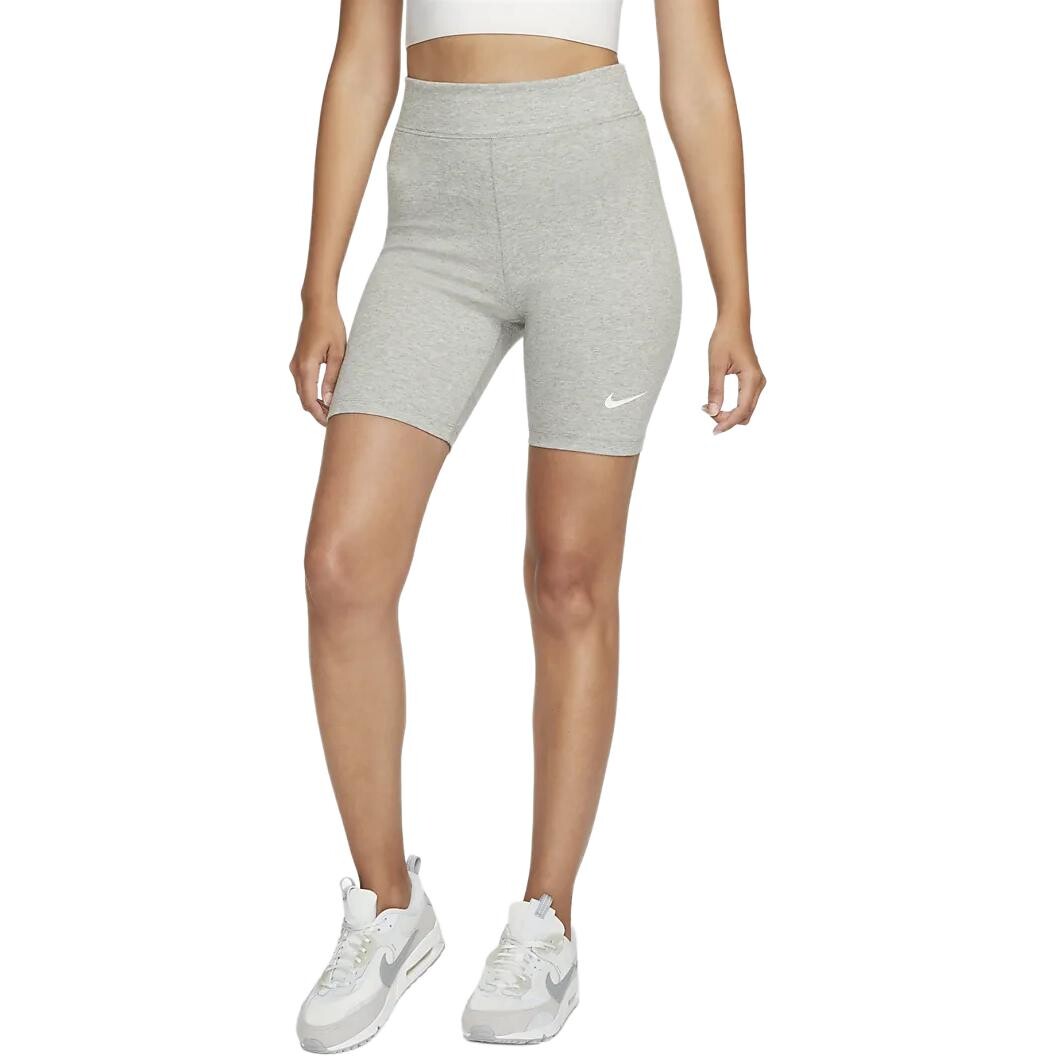 Спортивные классические велосипедные брюки женские серые Nike 
Спортивные классические велосипедные брюки женские серые Nike