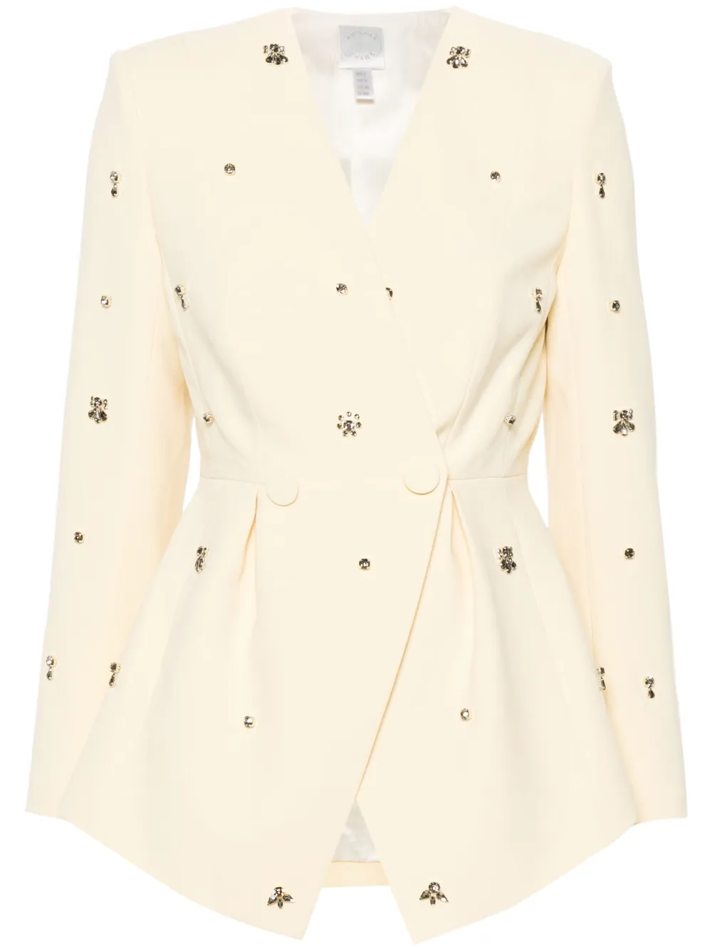 Креповый блейзер Milo с кристаллами Huishan Zhang, желтый
Креповый блейзер Milo с кристаллами Huishan Zhang, желтый