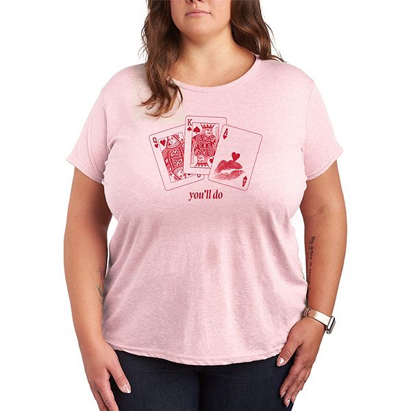 Футболка с принтом "You'll do" и игральными картами Plus size Licensed Character, Heather Pink, Розовый, Футболка с принтом "You'll do" и игральными картами Plus size Licensed Character, Heather Pink
Футболка с принтом "You'll do" и игральными картами Plus size Licensed Character, Heather Pink, Розовый, Футболка с принтом "You'll do" и игральными картами Plus size Licensed Character, Heather Pink
