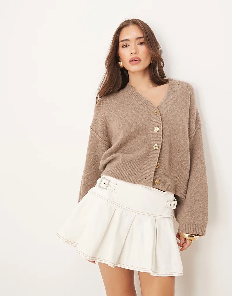 Free People Прохладно ночью, свободный кардиган цвета мокко
Free People Прохладно ночью, свободный кардиган цвета мокко