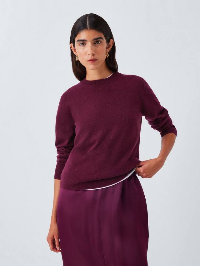 Водолазка из кашемира Crew Neck John Lewis, Burgundy
Водолазка из кашемира Crew Neck John Lewis, Burgundy