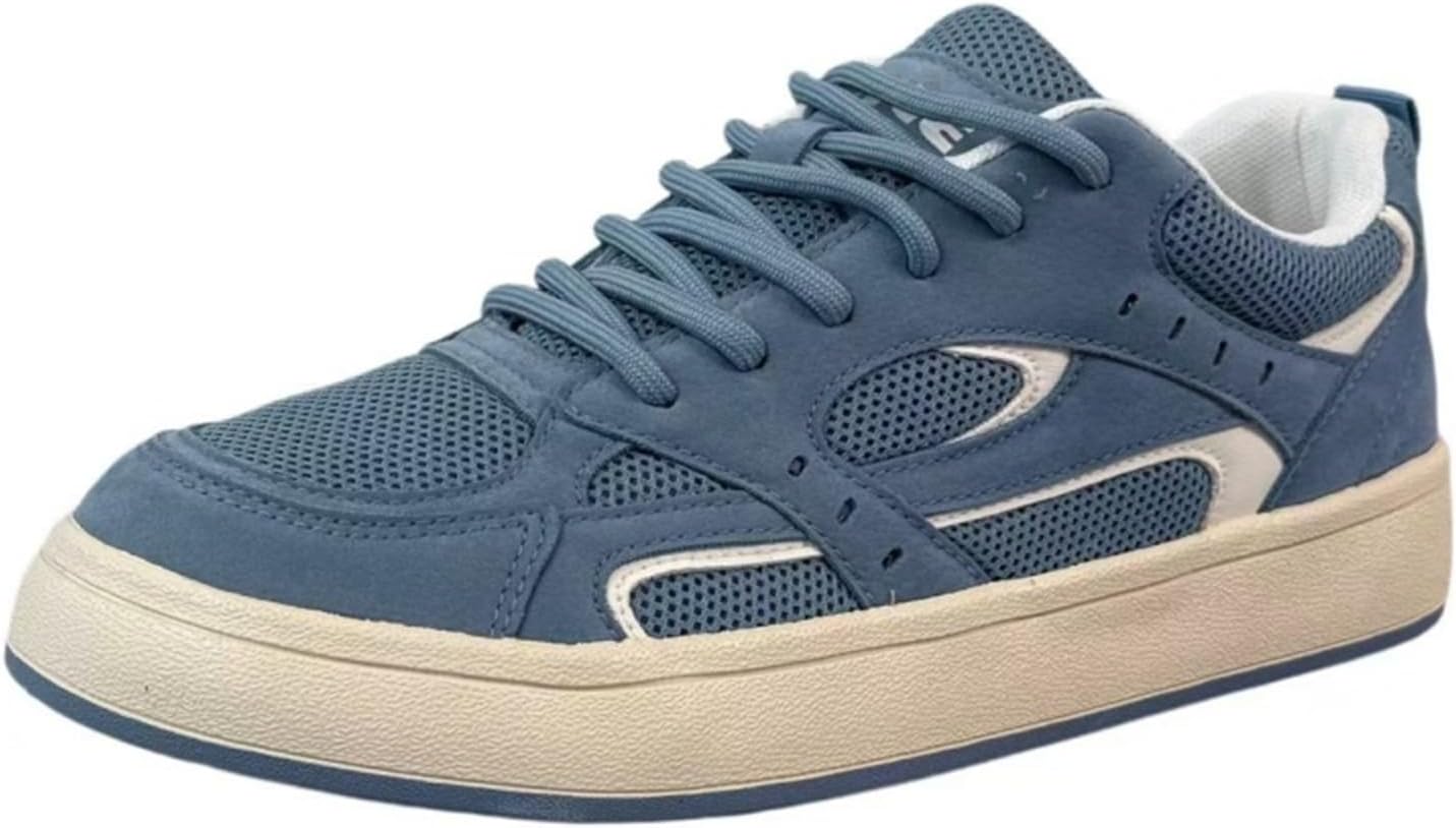 Мужские повседневные дышащие кроссовки на шнурках, плоская подошва, легкие, мягкий носок, текстиль, противоскользящие спортивные туфли, удобные на весь день для прогулок на улице, бега и повседневного ношения Houdbdol, синий
Мужские повседневные дышащие кроссовки на шнурках, плоская подошва, легкие, мягкий носок, текстиль, противоскользящие спортивные туфли, удобные на весь день для прогулок на улице, бега и повседневного ношения Houdbdol, синий