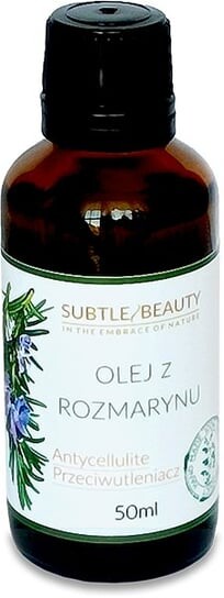 Масло розмарина, 50 мл Subtle Beauty
Масло розмарина, 50 мл Subtle Beauty