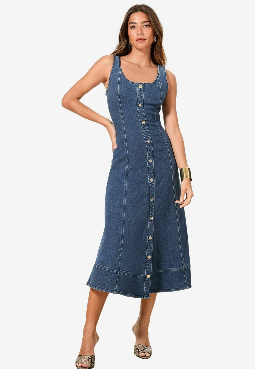 Джинсовое платье Lipsy, синий 
Джинсовое платье Lipsy, синий