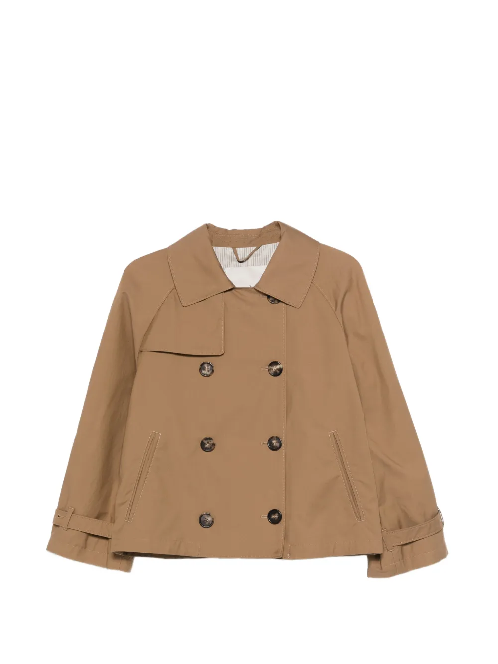 Двубортный плащ-жакет Max Mara, коричневый
Двубортный плащ-жакет Max Mara, коричневый