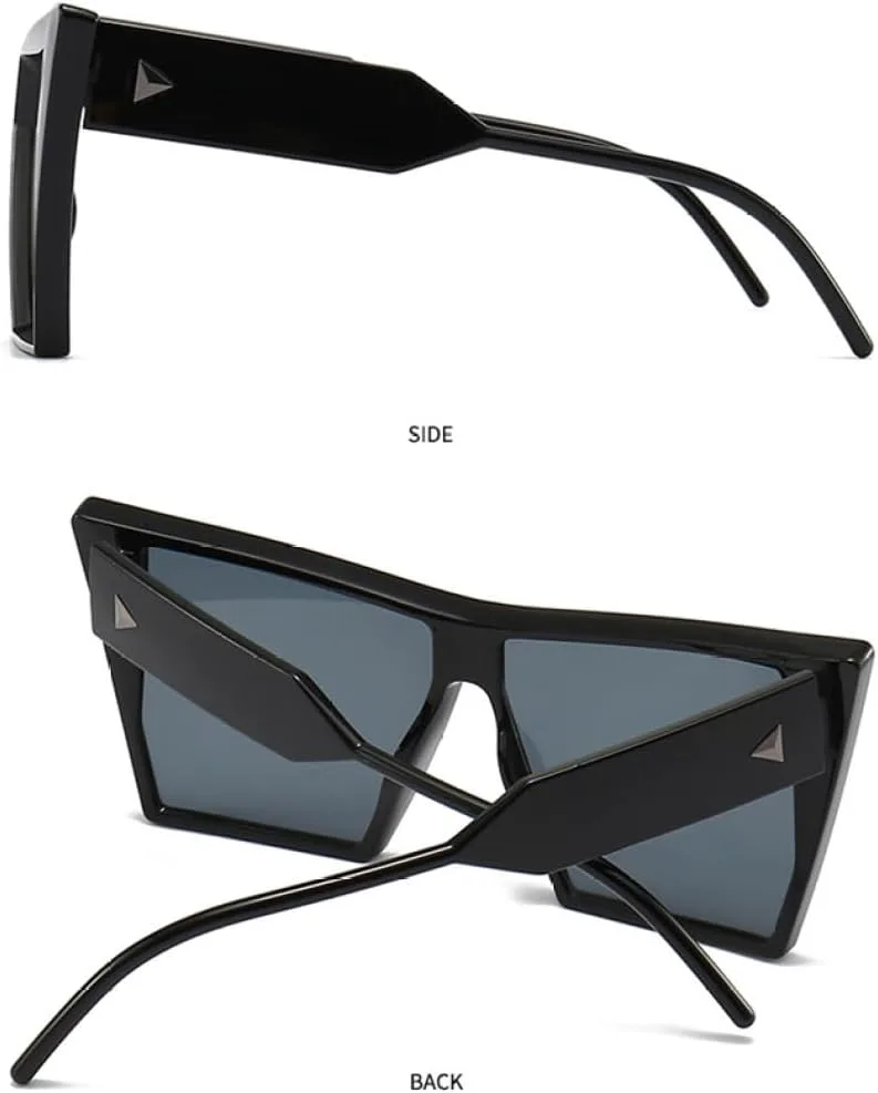 Большие квадратные солнцезащитные очки для женщин в винтажном стиле, мужские солнцезащитные очки с защитой от УФ-излучения UV400, роскошные очки LJTJTAV, Black
Большие квадратные солнцезащитные очки для женщин в винтажном стиле, мужские солнцезащитные очки с защитой от УФ-излучения UV400, роскошные очки LJTJTAV, Black