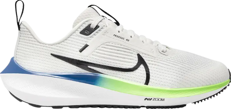 Кроссовки Air Zoom Pegasus 40 GS 'Platinum Tint Green Strike', белый
Кроссовки Air Zoom Pegasus 40 GS 'Platinum Tint Green Strike', белый