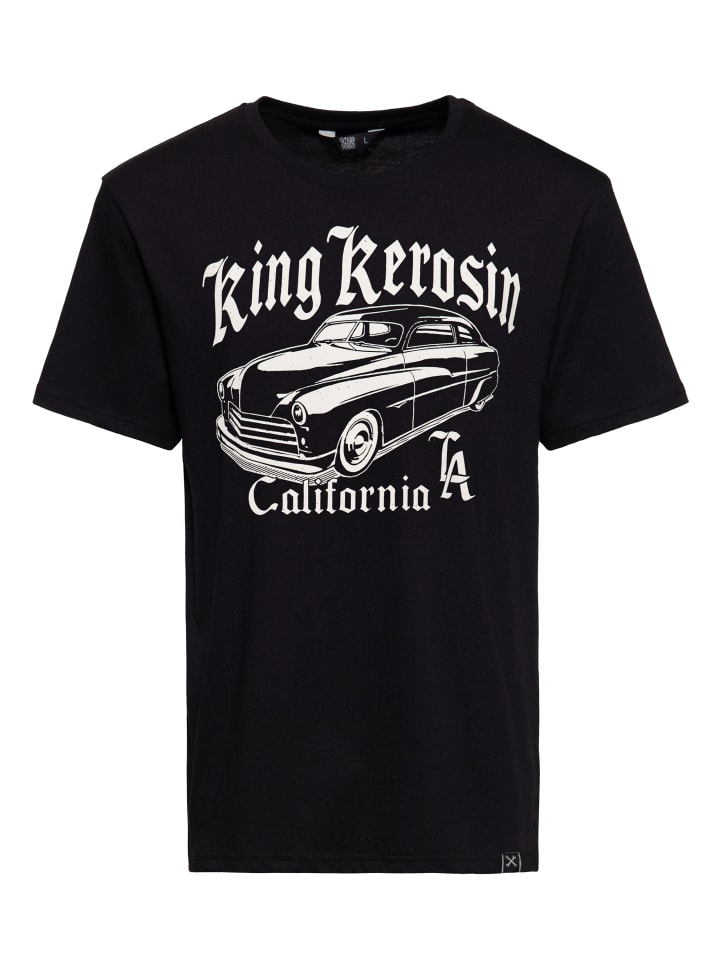 Футболка King Kerosin California Greaser черного цвета King Kerosin
Футболка King Kerosin California Greaser черного цвета King Kerosin