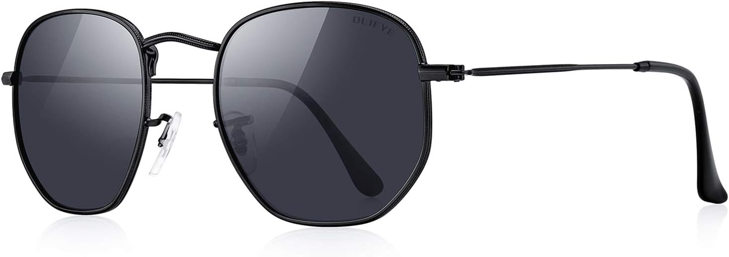 Винтажные квадратные поляризованные солнцезащитные очки для женщин и мужчин. Классические маленькие солнцезащитные очки с зеркальными линзами OLIEYE, Black Frame/Black Lens/Black Temples
Винтажные квадратные поляризованные солнцезащитные очки для женщин и мужчин. Классические маленькие солнцезащитные очки с зеркальными линзами OLIEYE, Black Frame/Black Lens/Black Temples