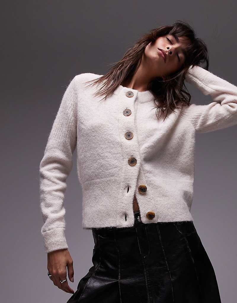 Selected Femme – Кремовый кардиган с шерстью
Selected Femme – Кремовый кардиган с шерстью