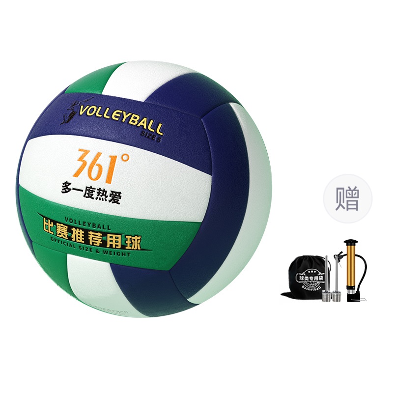 361° Волейбольный мяч PU Material Size 5 Unisex Blue Green White
361° Волейбольный мяч PU Material Size 5 Unisex Blue Green White