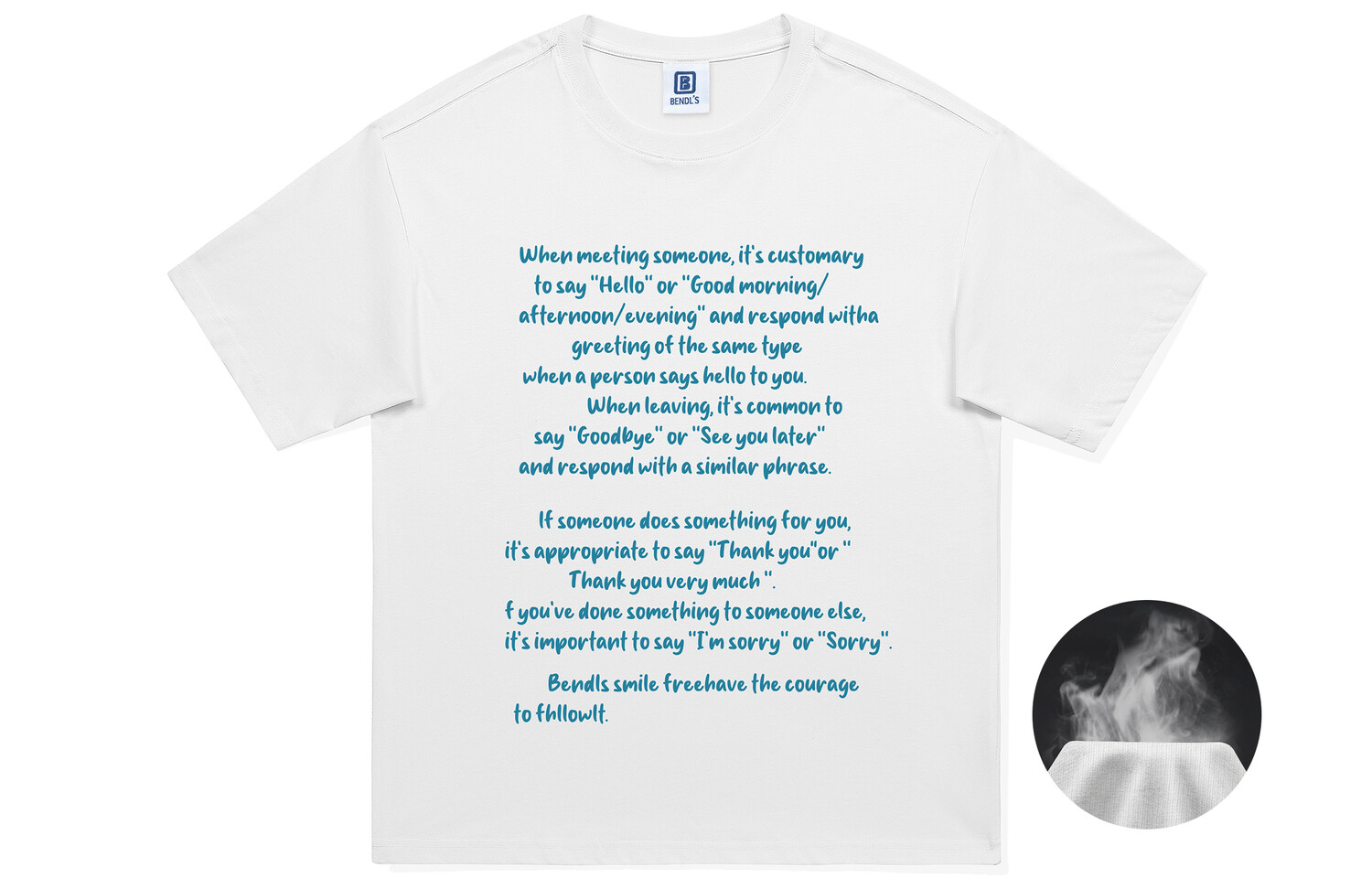 Футболка унисекс Bendl’S, Белый/Синий
Футболка унисекс Bendl’S, Белый/Синий