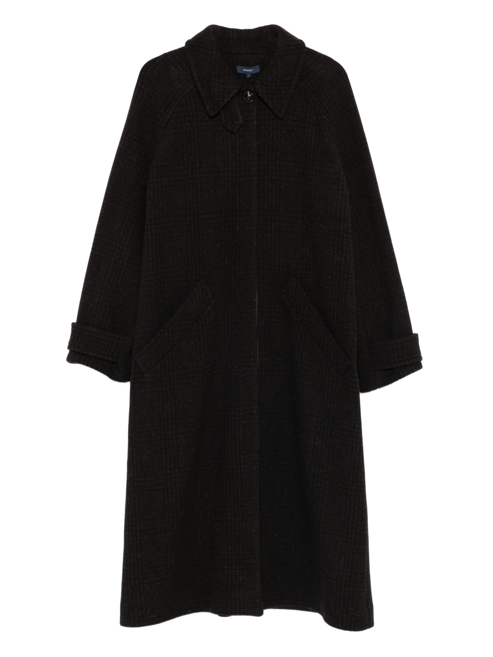 Однобортное пальто Berlin Soeur, черный
Однобортное пальто Berlin Soeur, черный