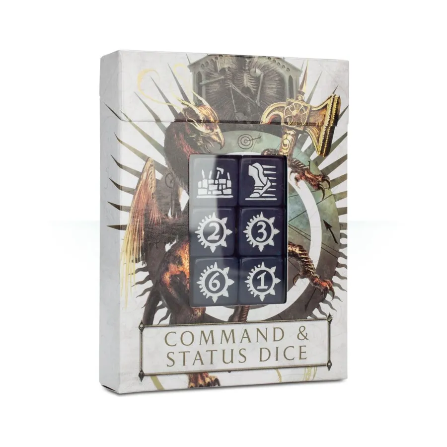 Кубики командования и статуса (20), Warhammer - Age of Sigmar - Dice (Games Workshop)
Кубики командования и статуса (20), Warhammer - Age of Sigmar - Dice (Games Workshop)