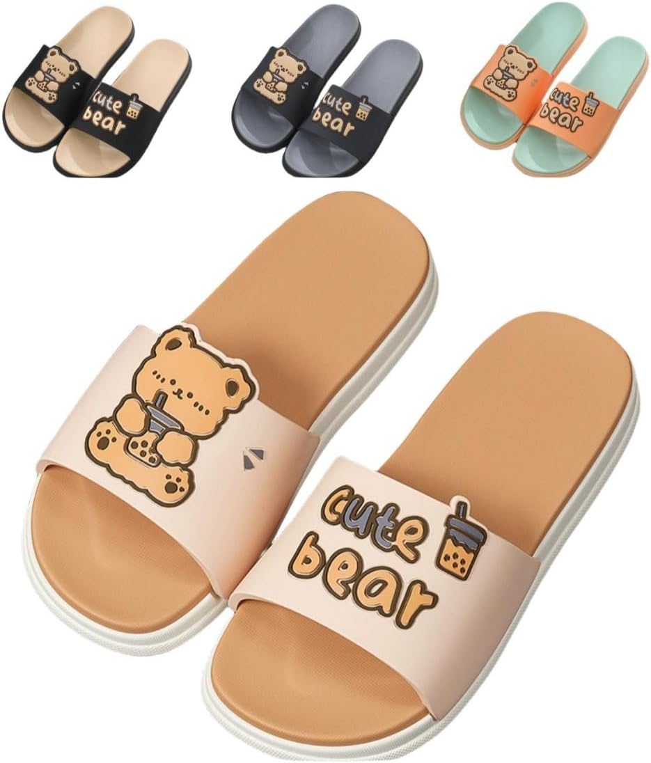 Милые тапочки с медведем для женщин, летние, мягкие, на платформе, нескользящие, для дома и улицы, кавайные подарки для женщин и мужчин Albiva, белый
Милые тапочки с медведем для женщин, летние, мягкие, на платформе, нескользящие, для дома и улицы, кавайные подарки для женщин и мужчин Albiva, белый