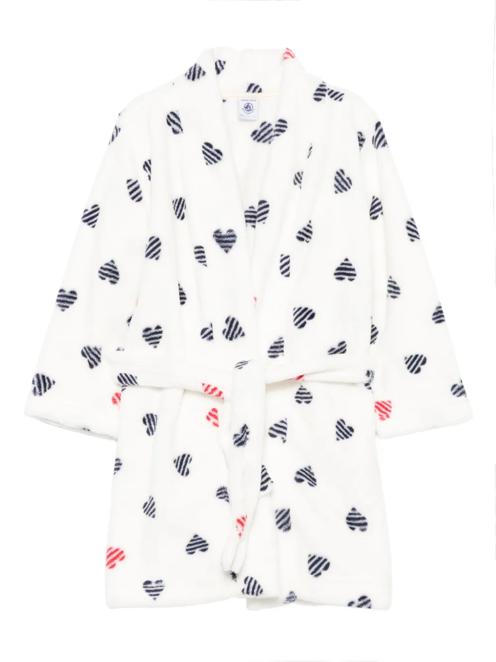 Халат с поясом и принтом Petit Bateau, белый
Халат с поясом и принтом Petit Bateau, белый