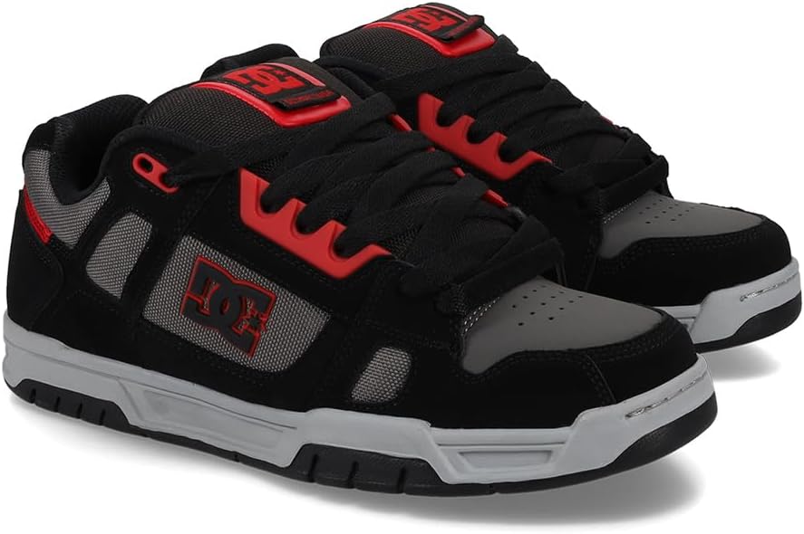 Мужские кеды DC Stag низкие для скейта Dc Shoes, черный/красный/серый
Мужские кеды DC Stag низкие для скейта Dc Shoes, черный/красный/серый